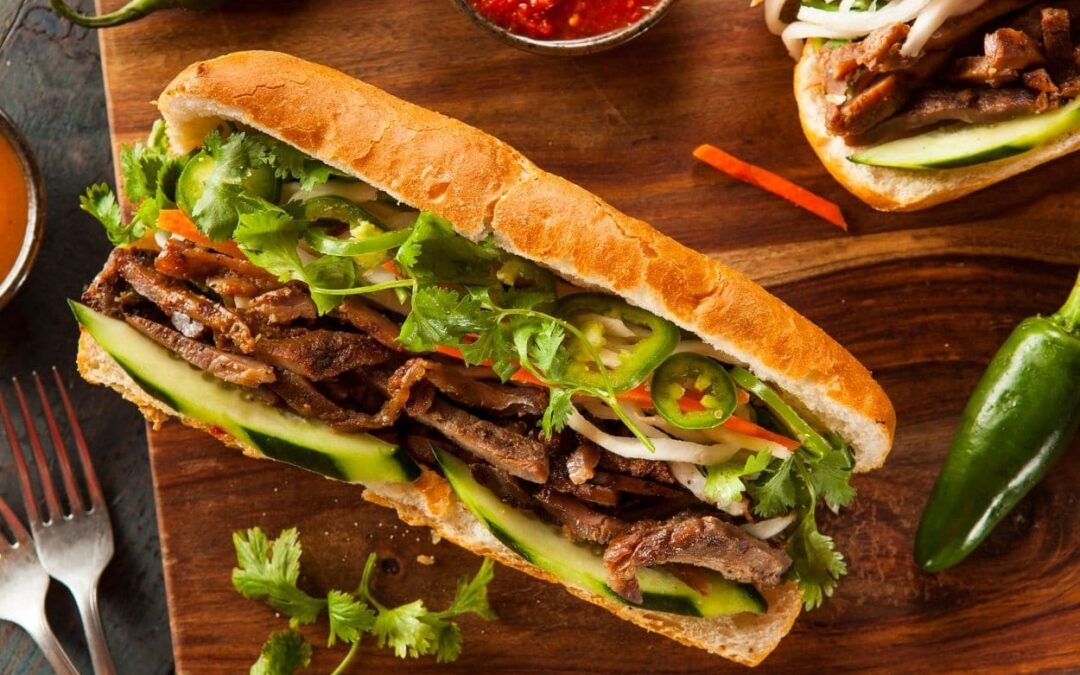 Los bocadillos más exóticos de Asia recién hechos con nuestro pan alemán (I)