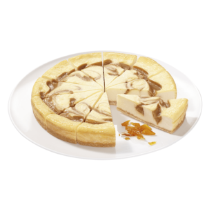 tarta de queso con dulce de leche