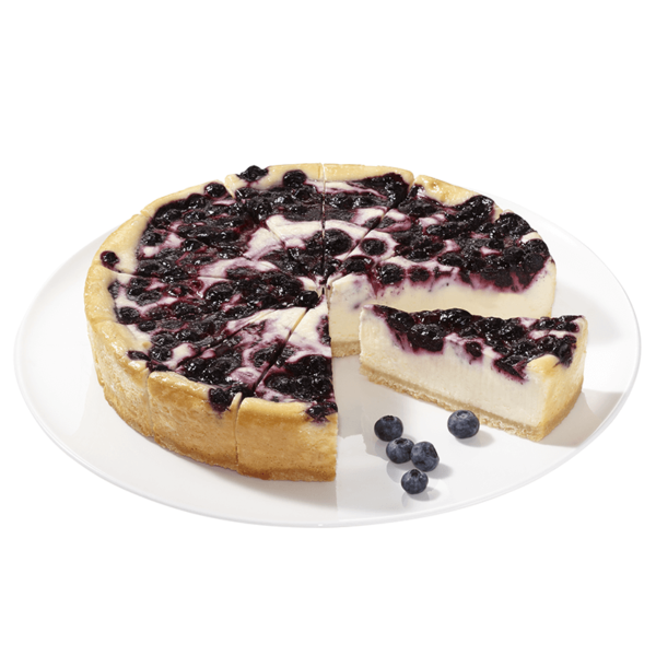 tarta de queso con arandanos