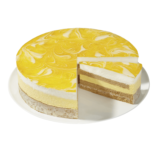 Pastel-Crujiente-de-Yogur-y-Mango